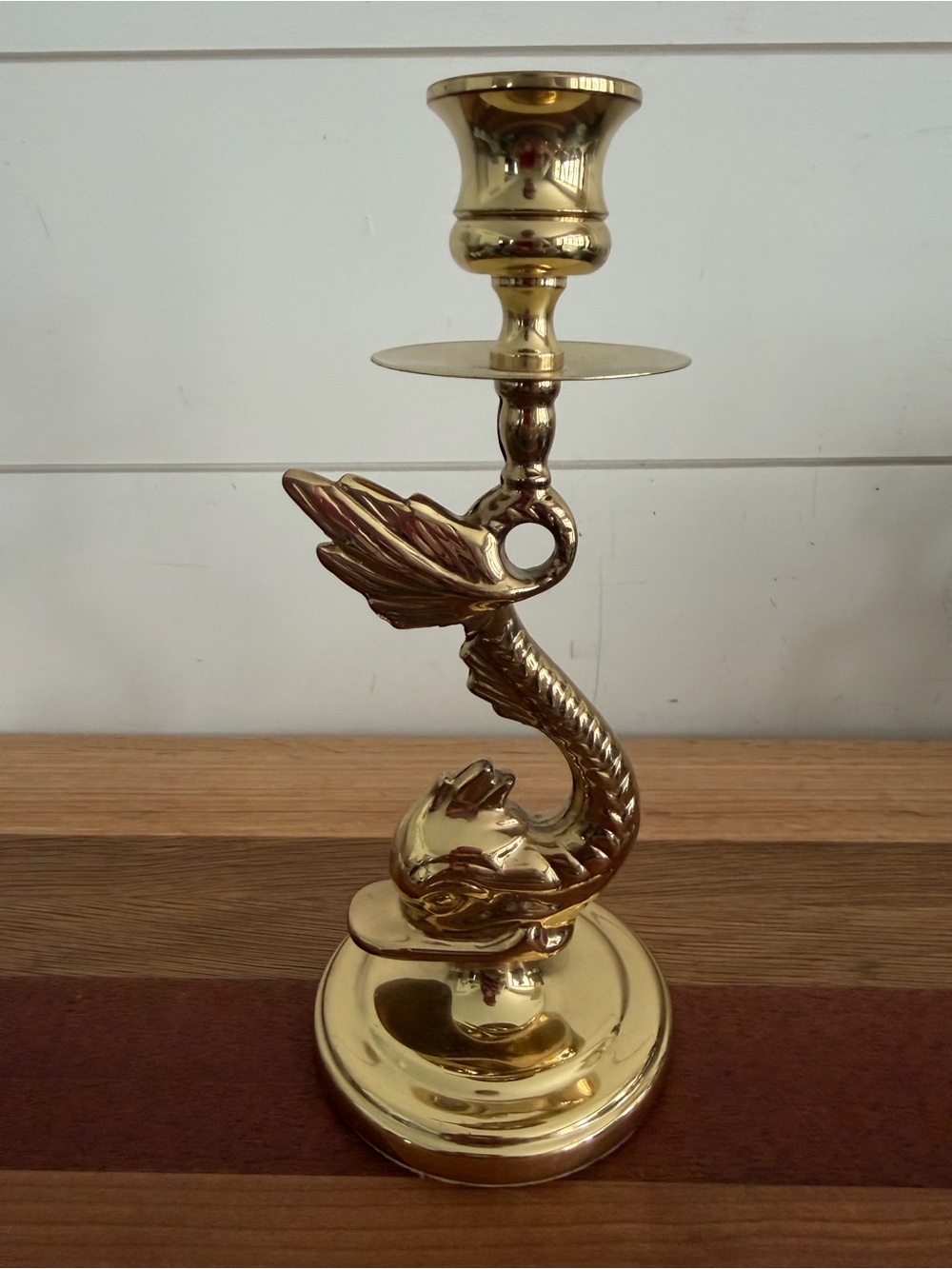 Baldwin Brass Fish Koi Fish Forged in America Candle Holder